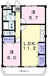 メゾンドールビューの物件間取画像